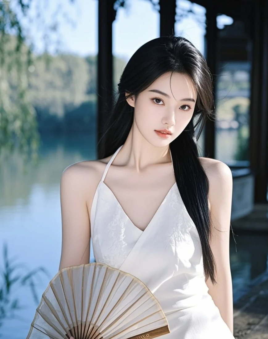 她的美，是古风，也是心事