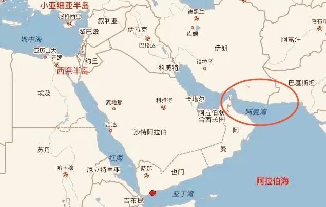 【美驱逐舰在阿曼湾异常接近伊朗领海】
    七月23日下午，美海军“菲茨杰拉德