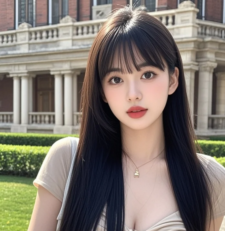 可爱女孩置身自然，与花草共舞，每一帧都是治愈系画卷