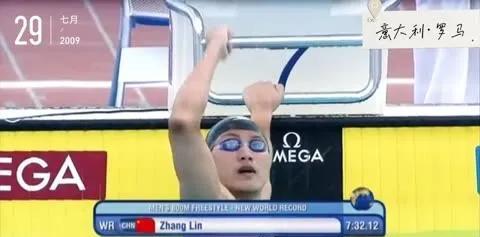 中国游泳在世界的高光时刻：
男子100米自由泳世界纪录～潘展乐，46秒40
男子