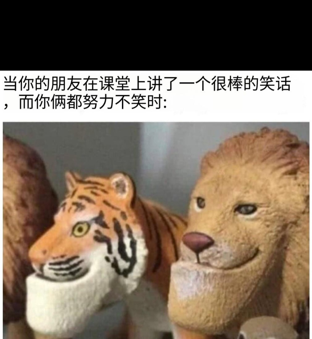 憋笑很难啊