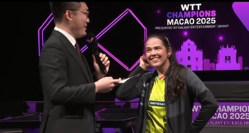 迪亚兹3:2爆冷击败大迪后，记者问下一场可能遇到莎莎，她的回答让人笑喷了！
当时