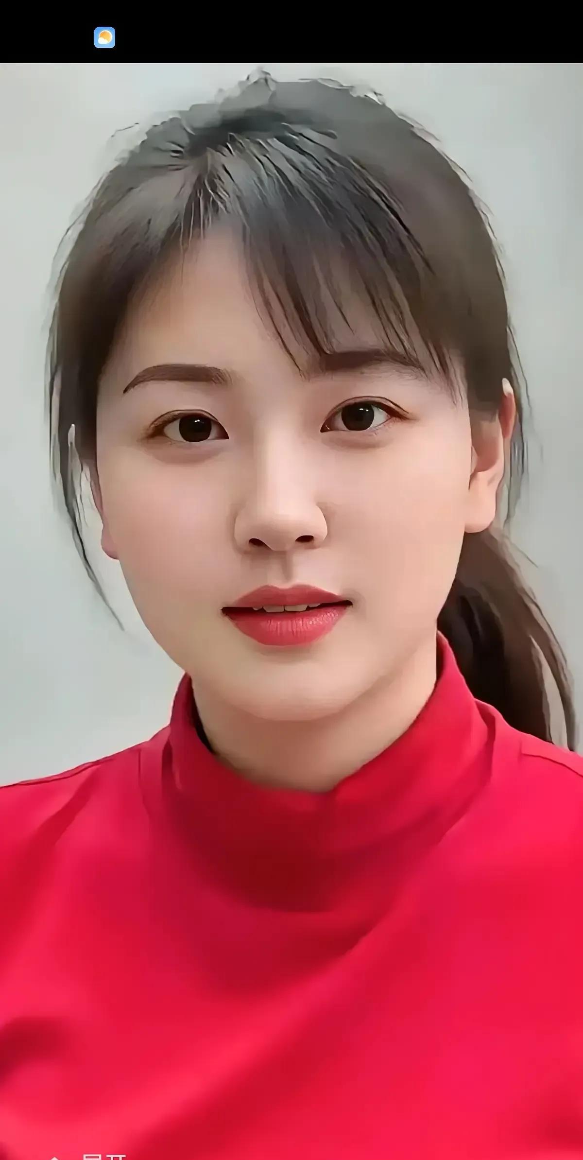 姑娘长得真漂亮，细皮嫩肉好模样。浓眉大眼水汪汪，樱桃小嘴高鼻梁。温柔贤慧又善良，