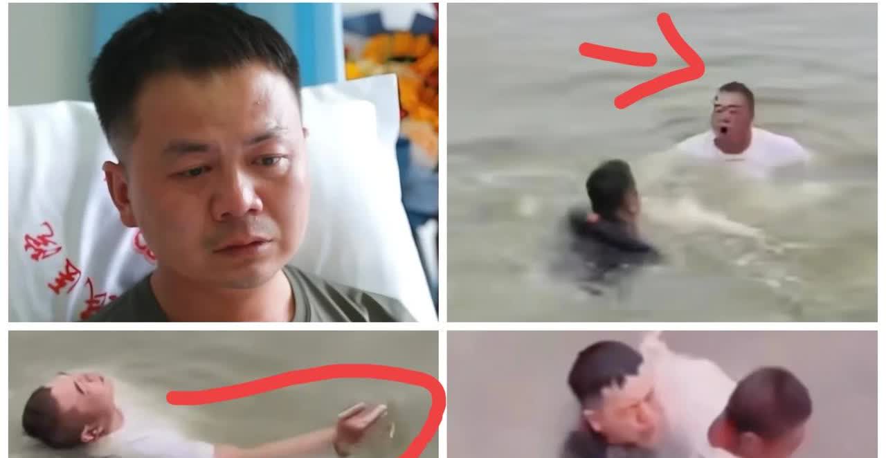 张伟能连续救下5名落水者，有个很关键的细节不能忽略：
那就是3位去救人的落水者