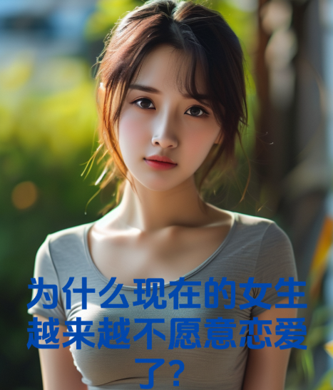 为什么现在的女生越来越不愿意恋爱了？
