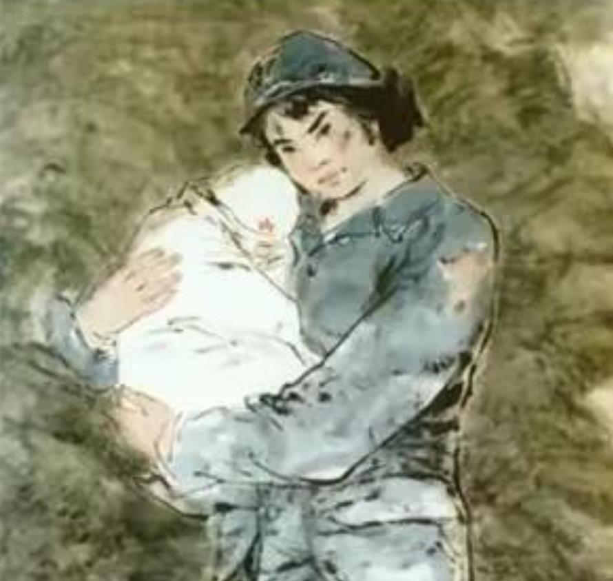 1935年2月，休养连行至赤水河西岸，女红军贺子珍生下了一个可爱的女儿。然而部队