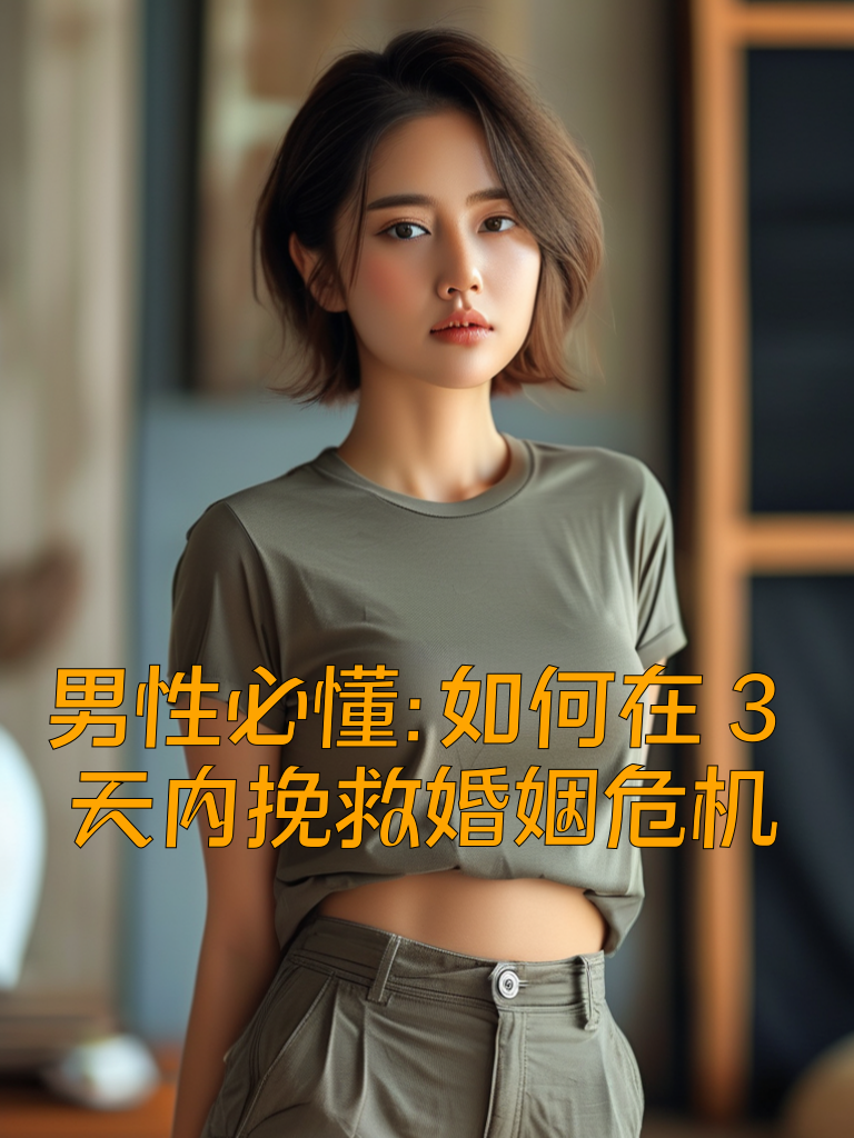 男性必懂：如何在3天内挽救婚姻危机