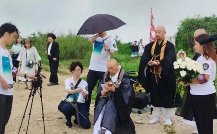 8月3日台当局在台湾南部屏东县恒春猫鼻头，举办了一场追悼二战期间在巴士海峡阵亡日