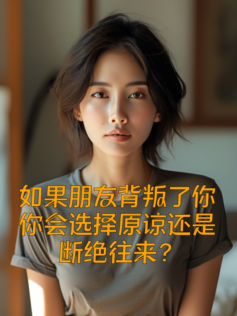 如果朋友背叛了你，你会选择原谅还是断绝往来？