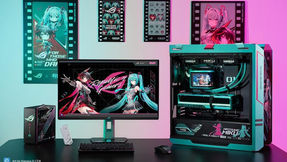 冲破次元壁 华硕X870E RO姬×初音未来版主板火热预约中