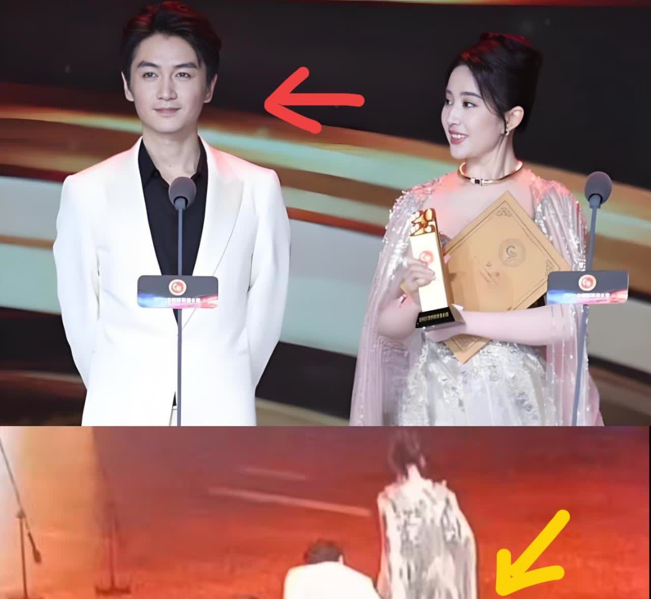 陈晓啊陈晓，
你可真藏不了一点！

作为颁奖嘉宾给刘亦菲颁奖，竟光明正大地