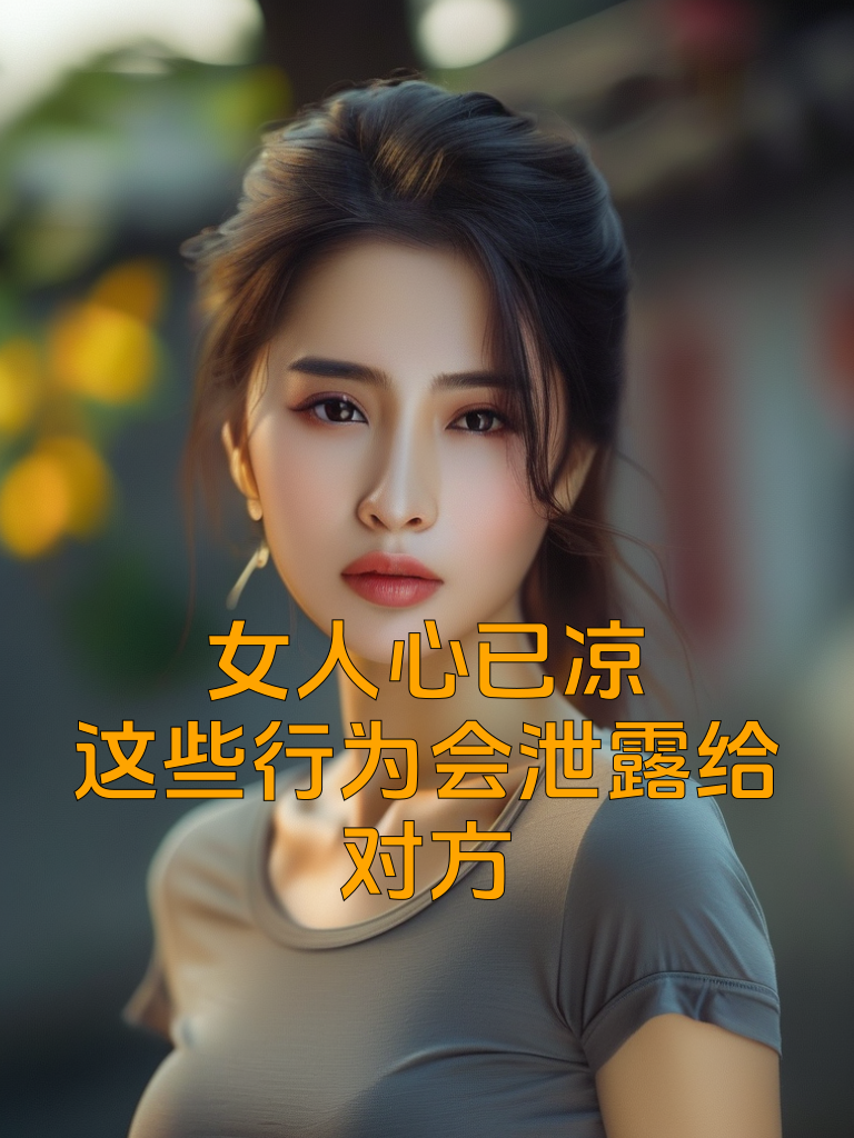 女人心已凉，这些行为会泄露给对方