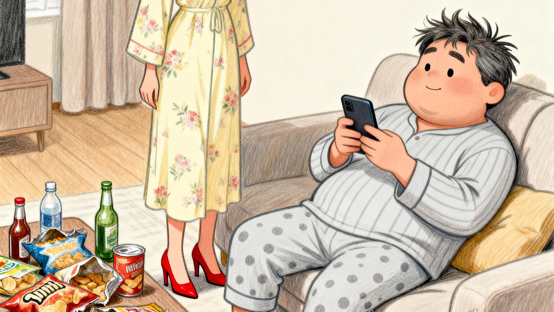 趣味漫画：老公，你留在卫生间那坨屎还有用吗？哈哈！结局太舒适！
