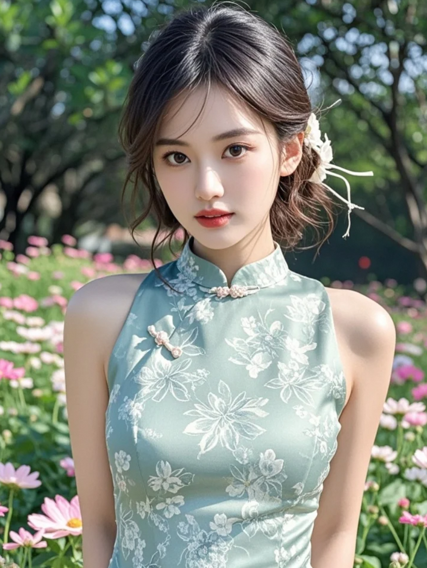旗袍褶皱里，藏着未说完的东方情话