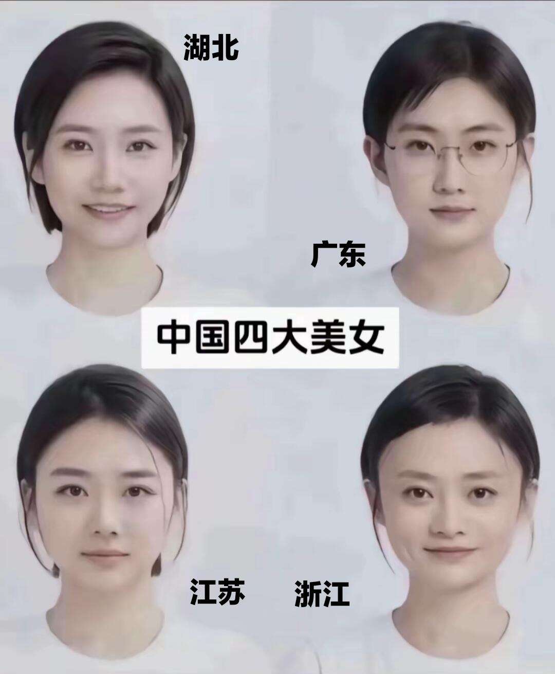 来自中国四个地区的美女，谁更深得你心？