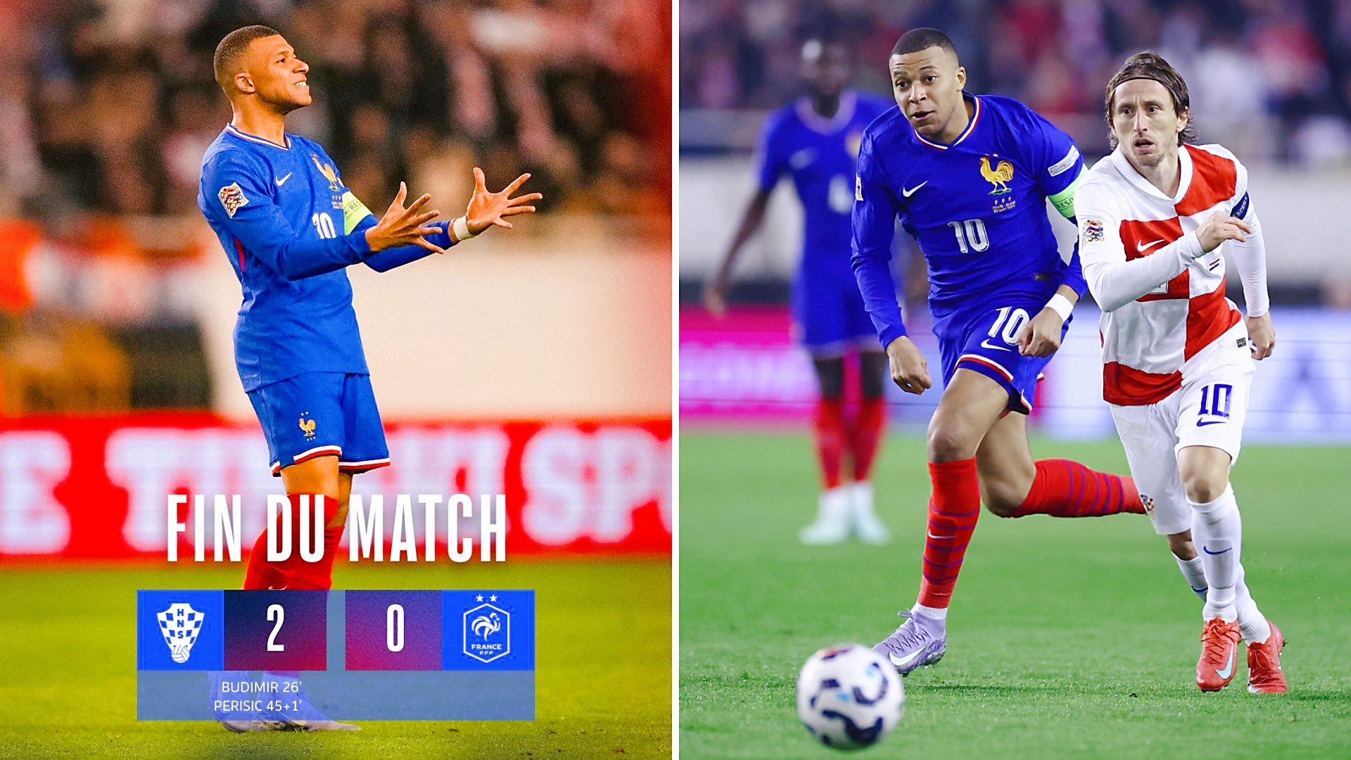 欧国联：克罗地亚主场2-0击败法国，次回合将于3月24日移师法国主场。
迈尼昂扑