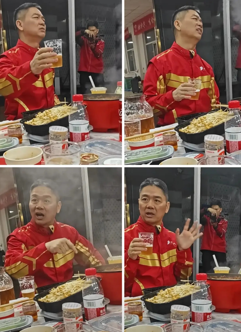 强哥请外卖小哥吃火锅，我发现一个千亿老板很难做到的事，那就是，他举杯的时候，从来