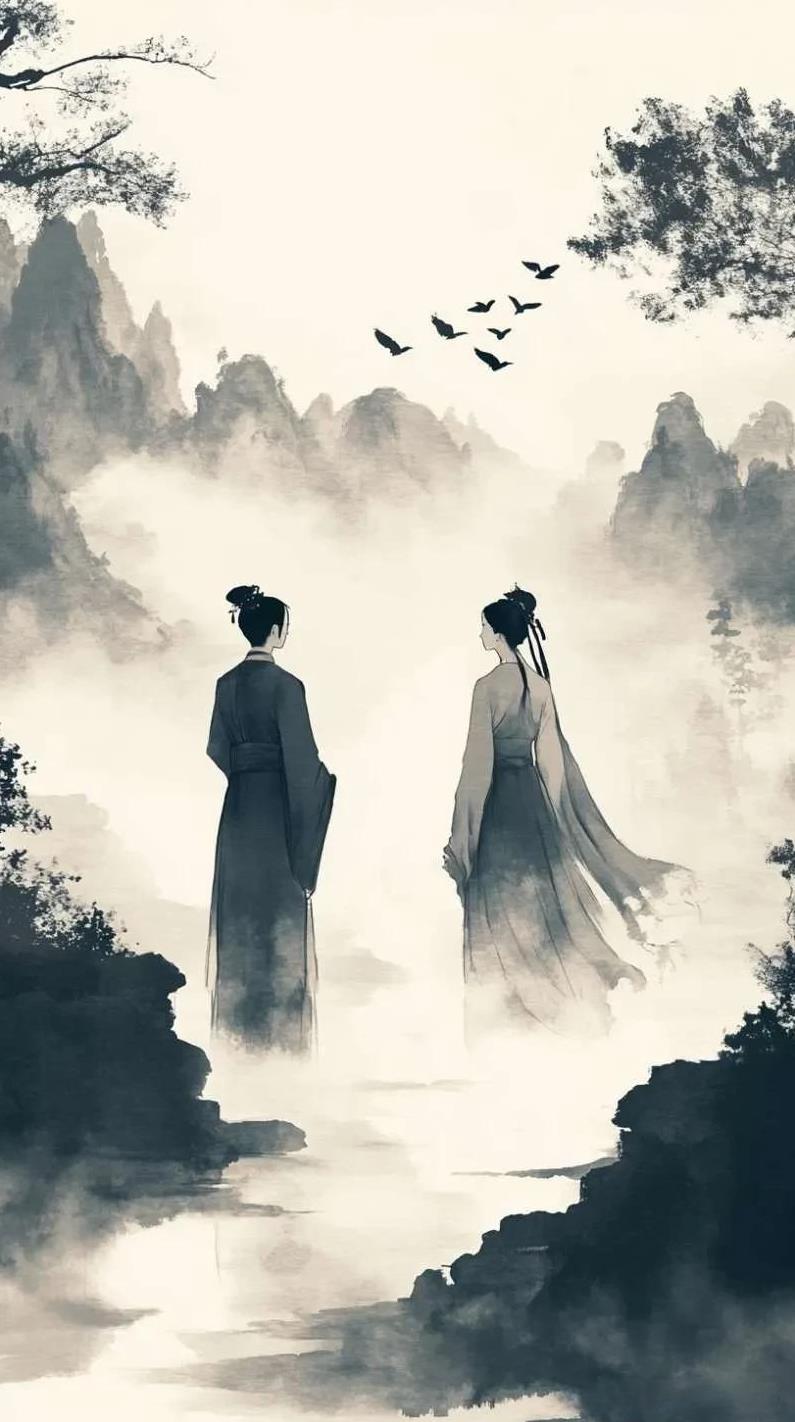 凤翘掏出经书，轻声念诵起来。火光顿时停在半空，像被无形的屏障挡住，不敢再往前。