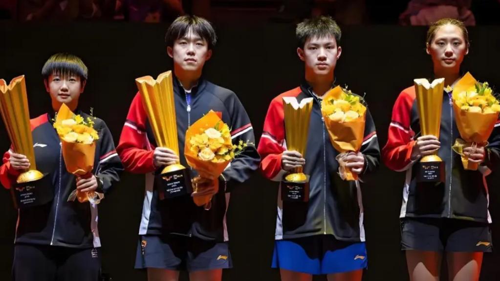 王楚钦/孙颖莎携进步之势！国乒包揽乒乓球双打最新排名2项榜首