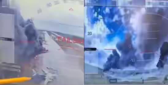 俄罗斯的珍珠港事件。

今日乌克兰无人机对俄罗斯战略航空兵机场的大规模袭击引