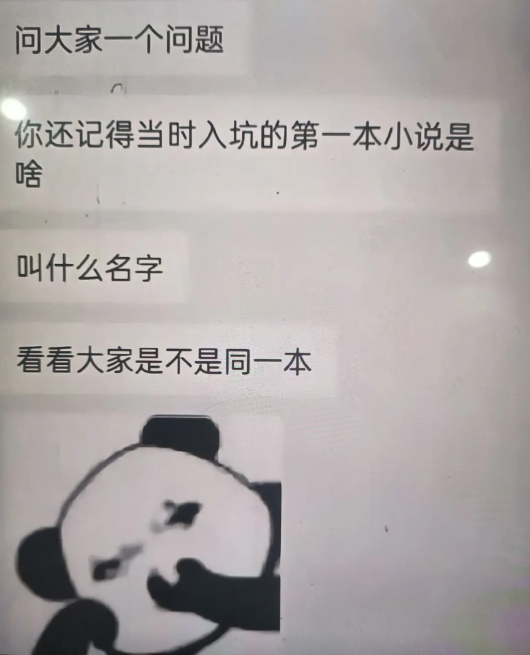 你还记得入坑的第一本小说是啥？