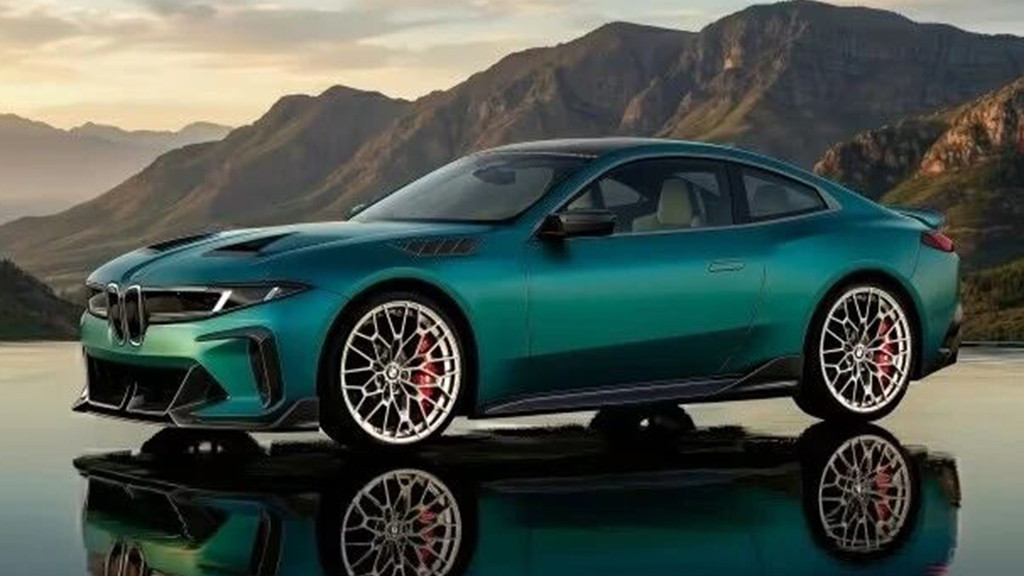 新一代宝马M4渲染图发布！大双肾被取消，外形竟长得像野马？