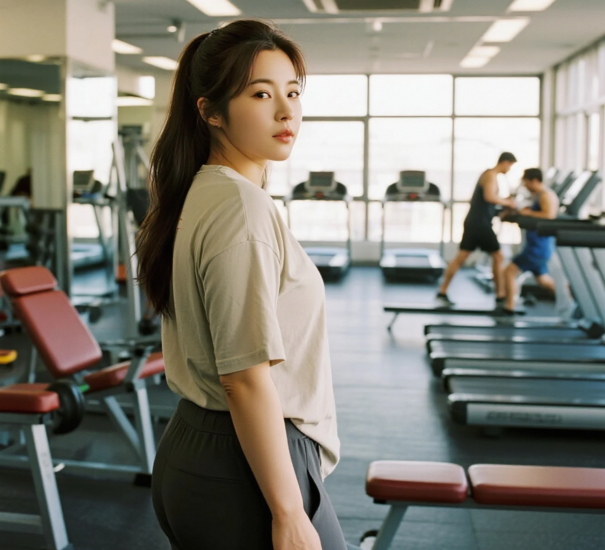 一起动起来吧！汗水浇灌的梦想：美女健身实录
