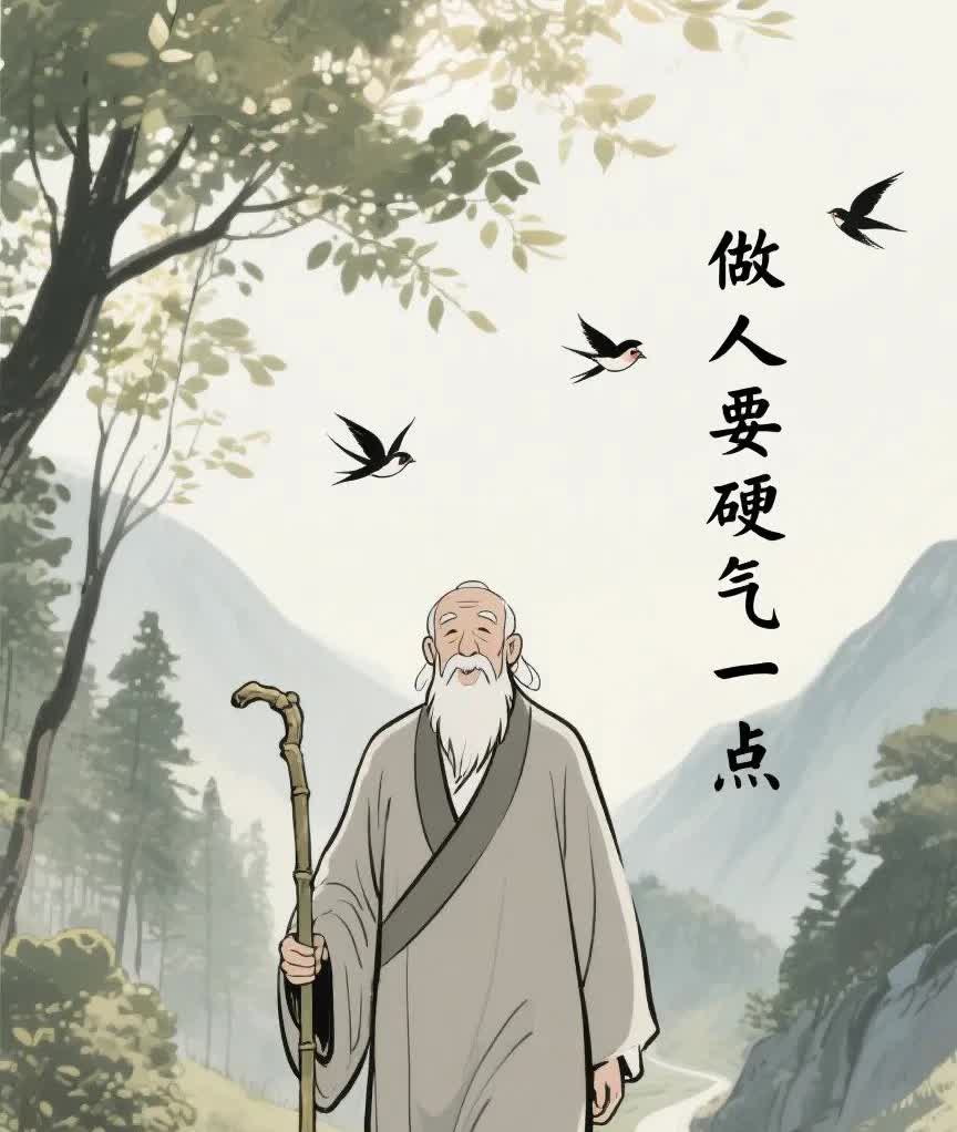 这人就得硬气点，
你唯唯诺诺的，
连路边小摊贩都想欺负你，

今天领孩子