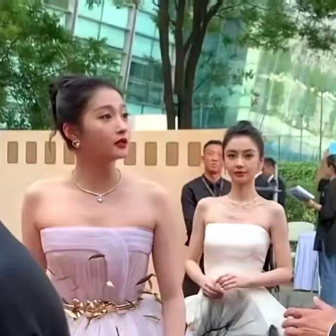 我问我男同事，如果让你选，你会选择关晓彤还是杨颖老婆？
我男同事说了一句我万万没