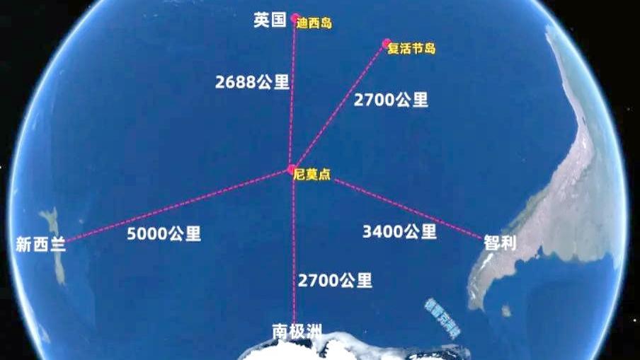 尼莫点：世界上离陆地最远的地方，这片“蓝色沙漠”藏着263个太空器的终极归宿
