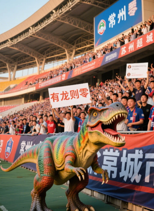 第13人助阵！苏超常州vs南京恐龙将变啦啦队

北京时间6月21日晚19点，苏超