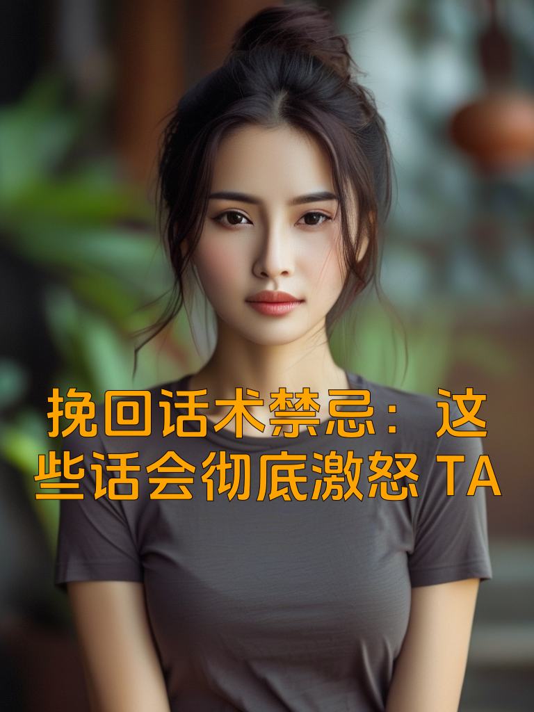 挽回话术禁忌：这些话会彻底激怒TA