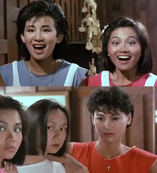  再看《夏日福星》 
 五福星系列是为了对抗最佳拍档系列才拍的电影，所以真得感谢