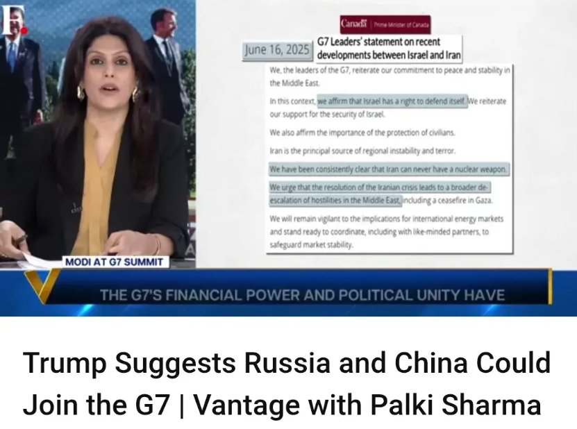 印媒：美暗示中国和俄罗斯可能会加入G7。

消息爆出后，印度网友不淡定了。他们认