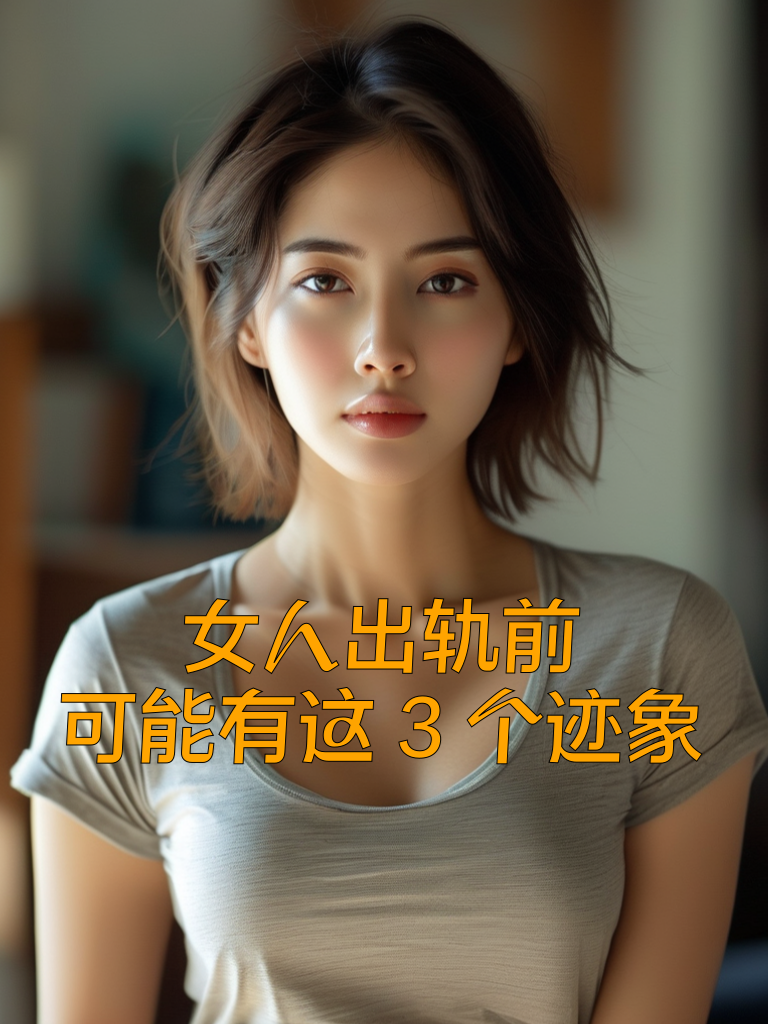 女人出轨前，可能有这3个迹象