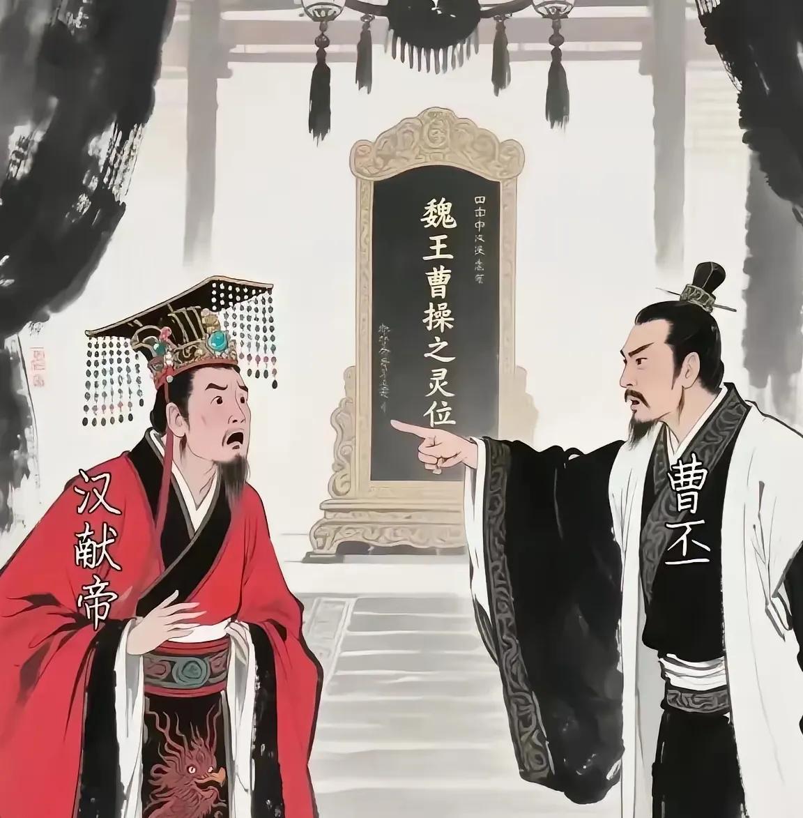 #头号创作者激励计划#曹操兑现了自己一生只做汉臣的承诺。其实曹操一家对汉献帝也是