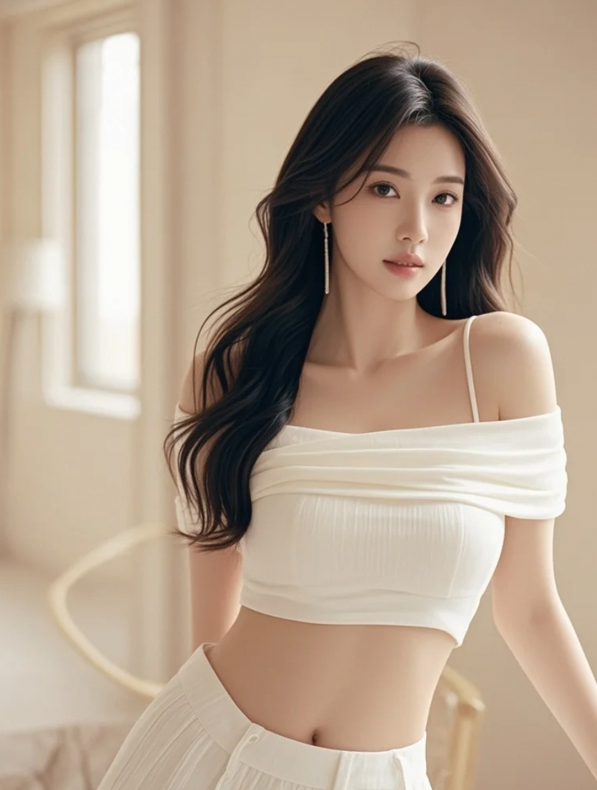 这种身材比例的美女，走在街上回头率爆表！