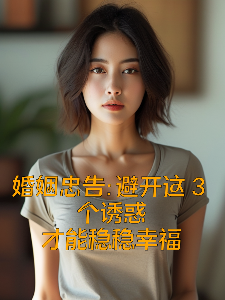 婚姻忠告：避开这3个诱惑，才能稳稳幸福