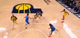 NBA总决赛G4最佳助攻：步行者主场迎战雷霆！上半场魔法师哈利伯顿上演不看人妙传