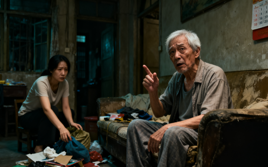 父亲老年痴呆22年，凌晨喝完酒摔了一跤想起自己上海有工厂，女儿赶去后看呆了