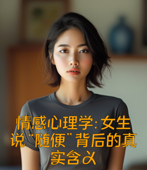 情感心理学：女生说“随便”背后的真实含义