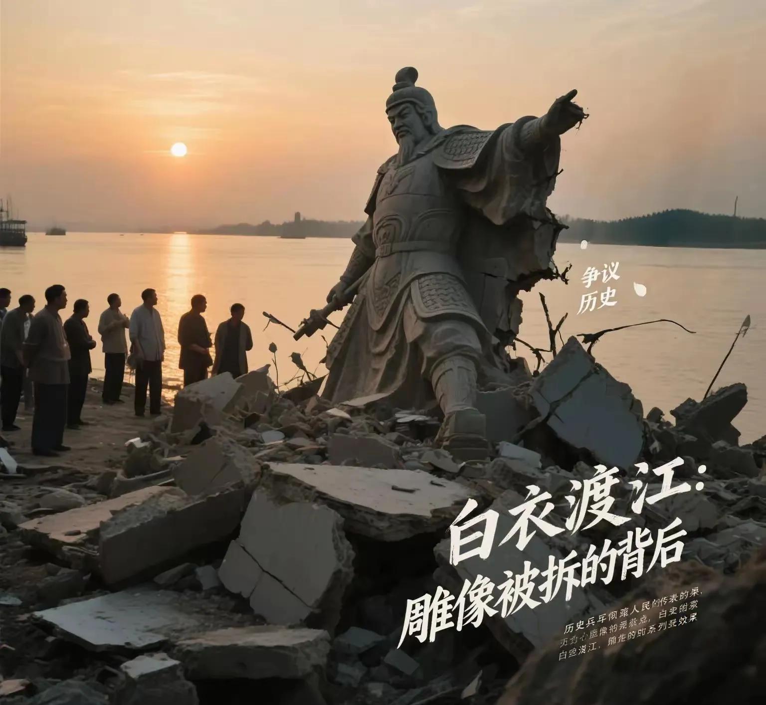 吕蒙塑像被阜南家乡给砸了，为啥？据说南方商人看到吕蒙像就拒绝投资！



这并非