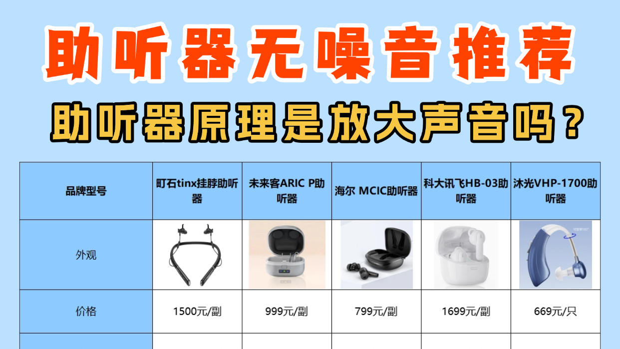 助听器原理是放大声音吗？助听器老人专用正品无噪音推荐