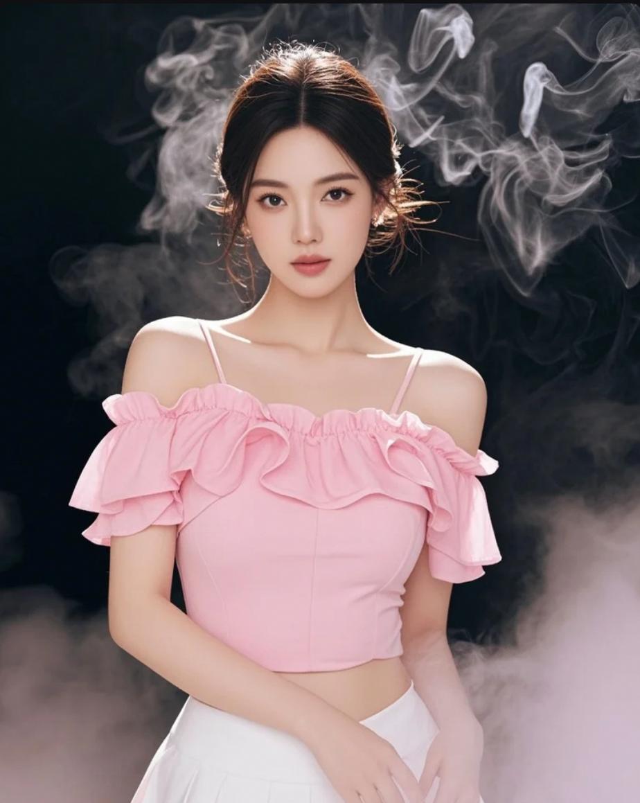 她用一抹粉色，诠释低调的惊艳