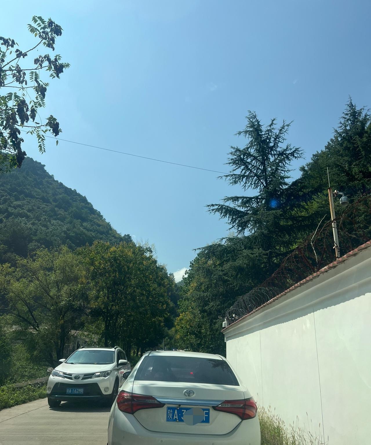 今天是星期六，天气晴好。
上午11点左右，
城里四面八方的车辆涌入抱龙峪，
刚过