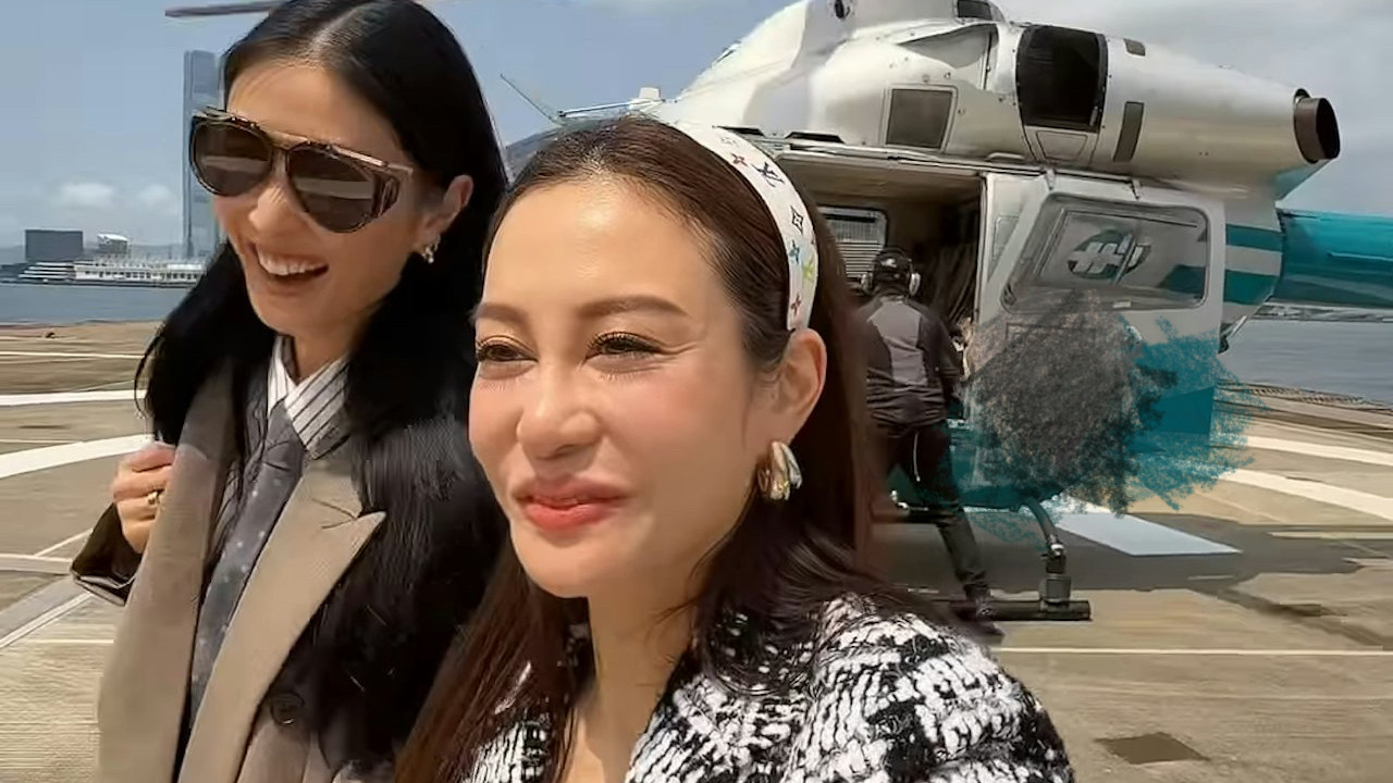 林建岳34岁女儿在香港搭直升机上街，花费了4350元，已改名林烜靓