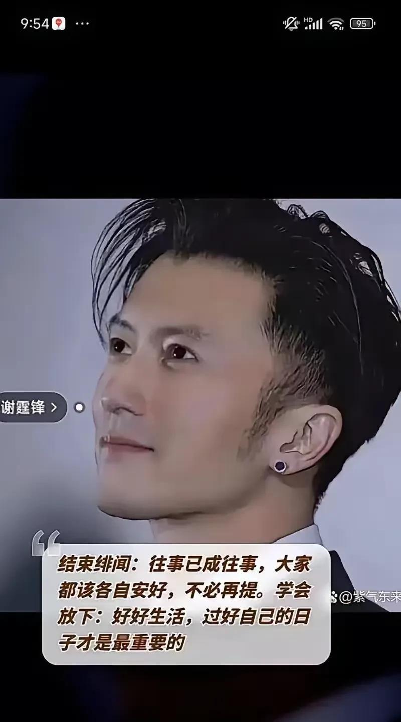 与王菲女士的相遇是生命馈赠，与柏芝永远是孩子最坚实的后盾。
和琼瑶对象如出一辙