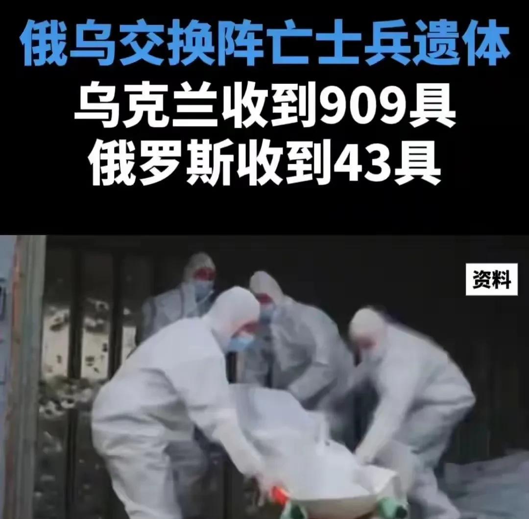 俄罗斯主权问题公共委员会主席弗拉基米尔·罗戈夫称，俄乌双方已完成阵亡军人遗体交换
