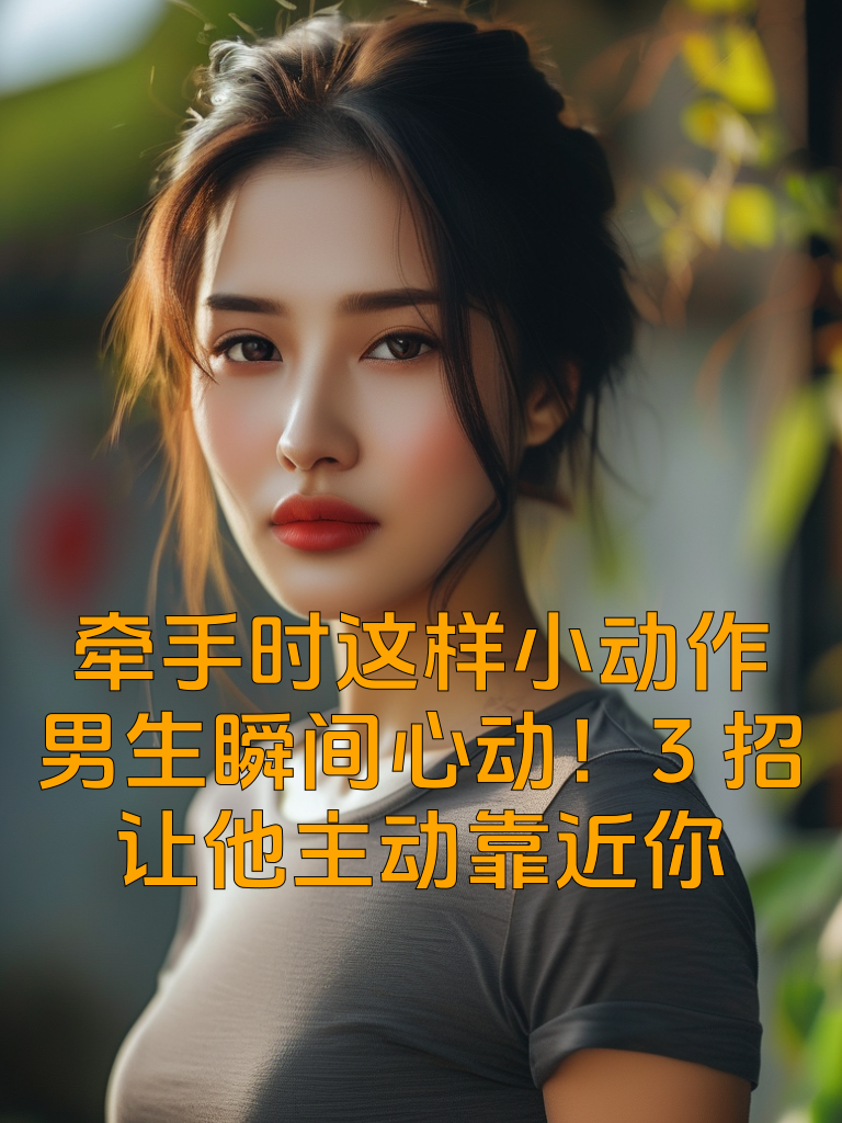 牵手时这样小动作，男生瞬间心动！3招让他主动靠近你