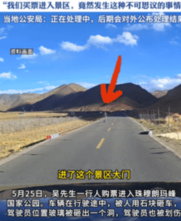 “没完没了了？”男子扔石头攻击游客，致5车受损1人受伤！警方：系精神病患者，已送